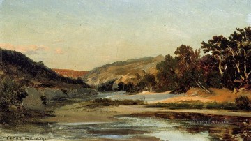 Jean Baptiste Camille Corot Painting - El acueducto en el valle Plein air Romanticismo Jean Baptiste Camille Corot